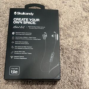 Skullcandy Noise-Canceling Earbuds - Black